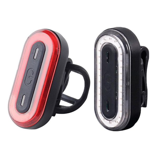 

cycling tail light bike rear lamp usb rechargable warning safety bicycle waterproof taillight