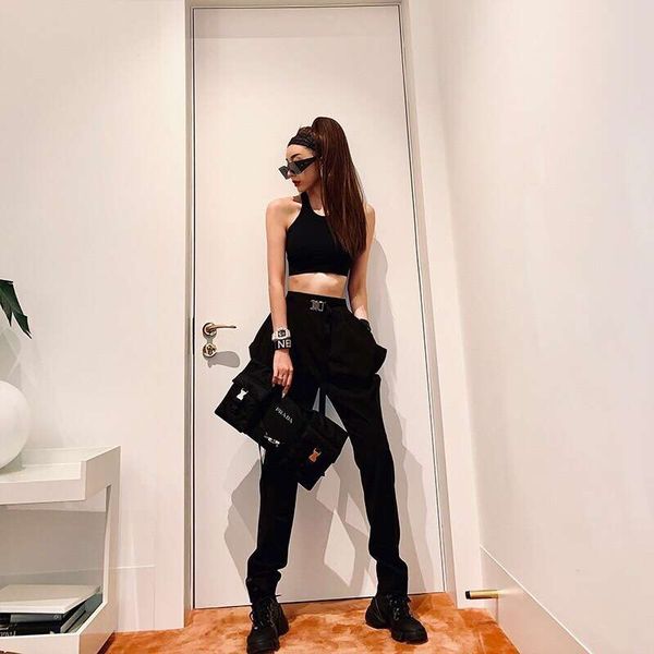 

unusual fashion pants from aluonlineshop hyde, Black;gray