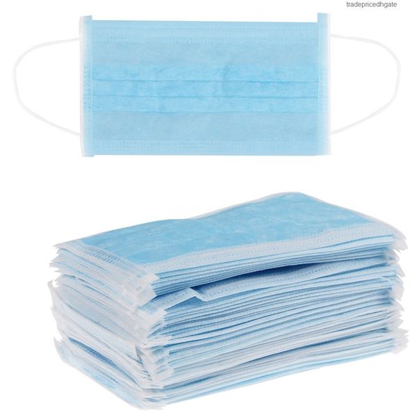 

adultren 50 adults blue 1 masks face factory anti dust fog proof 3 ply thickened labor protection facemask to prevent sa