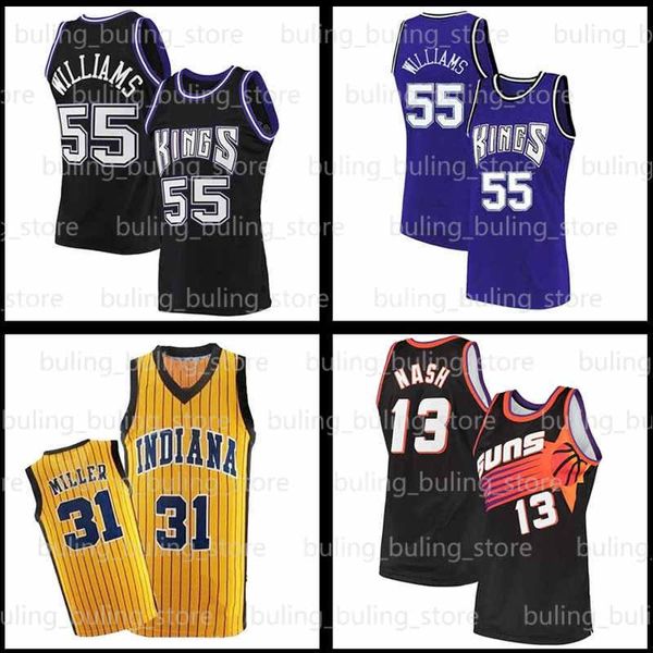 

jason 55 williams jerseys sacramento kings allen steve iverson nash vince miller hill carter grant reggie karl stockton malone john, Black;red