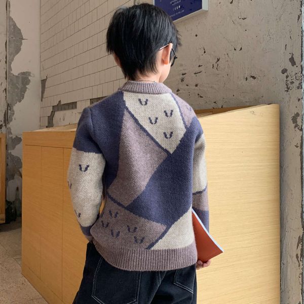 

wear new children's winter sweater boys' pullover in 2020 9j7e, Blue