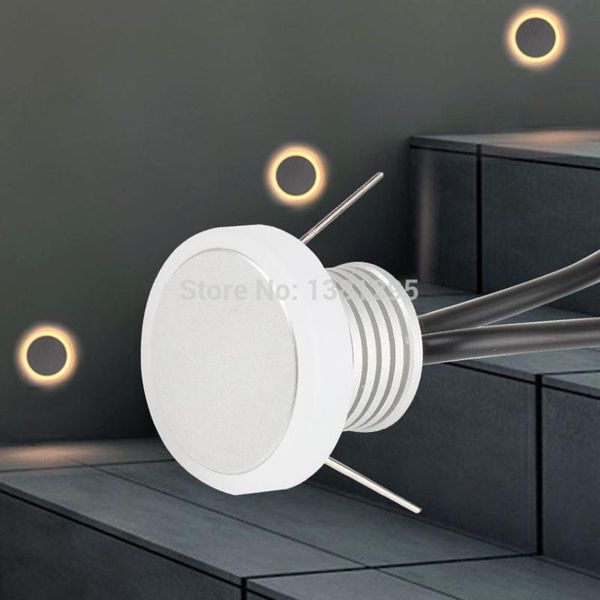 

wall lamp recessed led stair indoor lighting stairs step corner decoration moon light 1w 12v staircase deck fixture