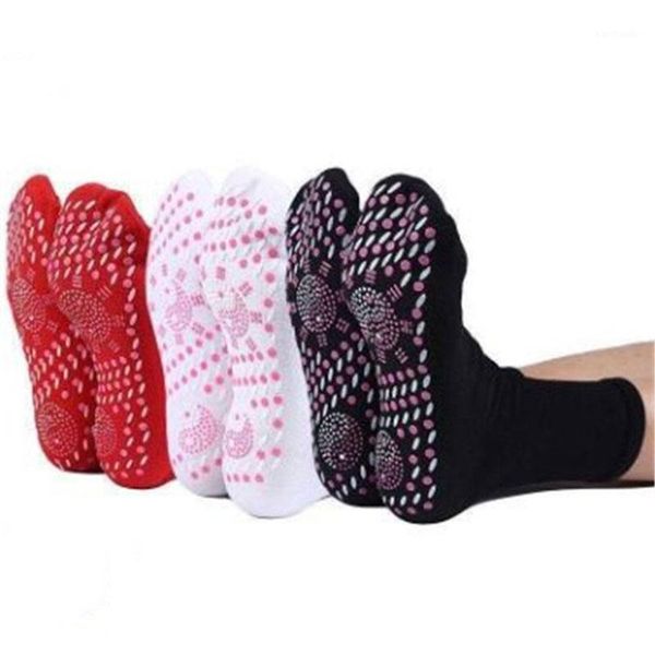 

sports socks self heating warm tourmaline magnetic foot massage c441, Black