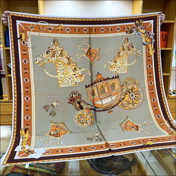 

large pure mulberry-silk scarf shawl hand rolled stain edges scarfs shawls stole tippet cape 110cm, Blue;gray