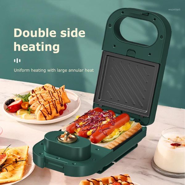 

220v electric sandwich maker timed waffle maker toaster baking multifunction breakfast machine takoyaki pancake sandwichera tool1