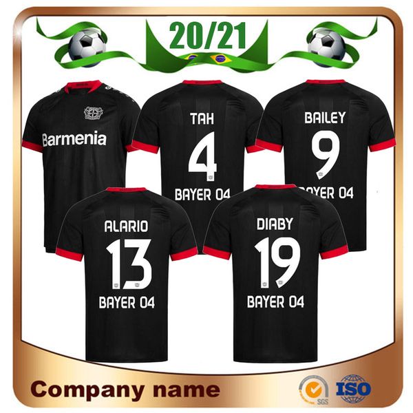 

20/21 bayer 04 leverkusen футбол джерси 2020 главная диаби бэйли брандт havertz volland футбольные рубашки bellarabi paulinho футбольная фор, Black;yellow