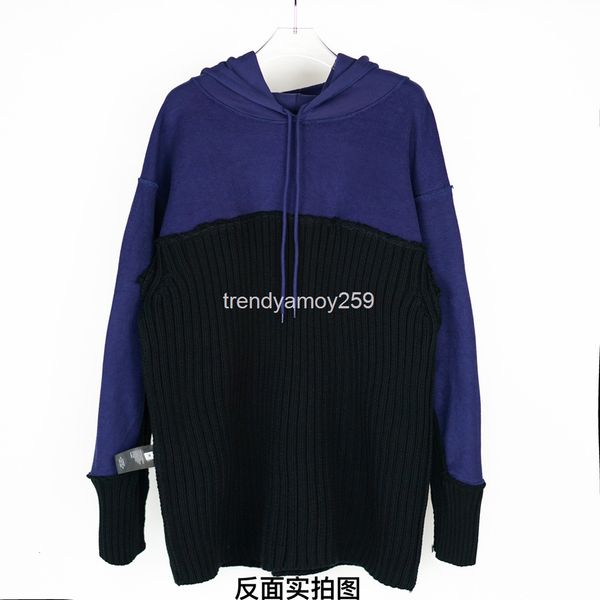 

women's sweaters autumn and winter b family hoodie pullover cola wave knitted sweater splicing style for men women, White;black