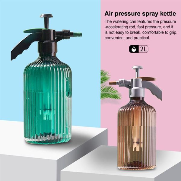 

portable adjustable nozzle watering pot indoor large capacity office home pneumatic typed spray bottle garden tool plant flower