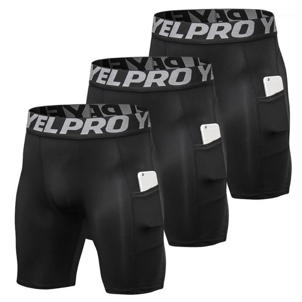 

running shorts 2021 3pcs men summer quick dry sports short gym soccer tennis training beach underwear with pocket1, Black;blue