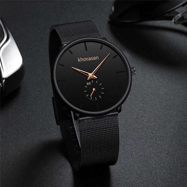 

needle fashion men's artificial eye two mesh belt watch quartz watch popular men's watch, Slivery;brown