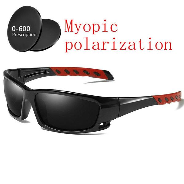 

2020 new men women polarized sunglasses custom made myopia minus prescription lens -1 .0 to -4.0 men's sunglassees fml, White;black