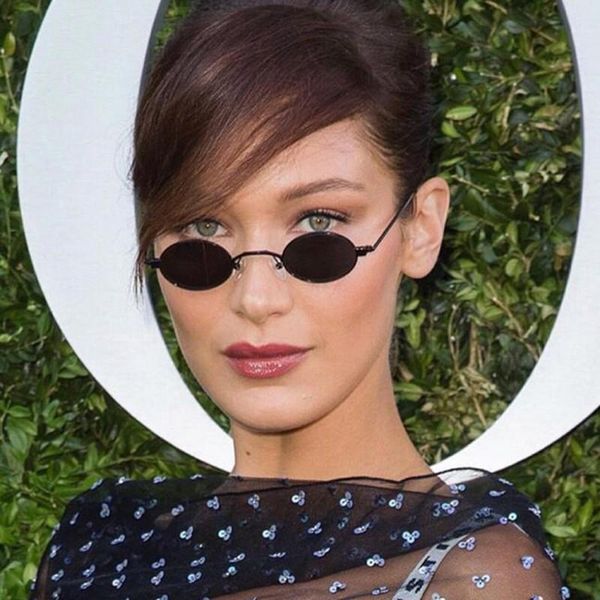 

sunglasses trending women brand designer small oval rerto sun glasses for lady shades mirror steampunk vintage goggles, White;black