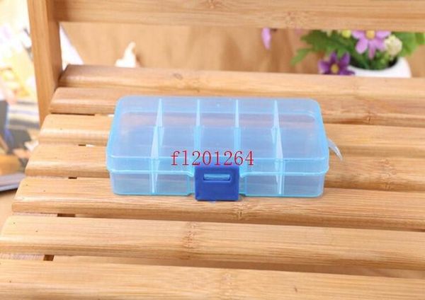 

fedex dhl бесплатная доставка регулируемая 10 отсек пластиковый ящик для хранения для ювелирных изделий серьги инструмент cont bbyjgb yh_pac