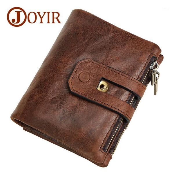 

men's 100% cow leather purse male retro style cards holder male coin wallet soft short wallet1, Red;black