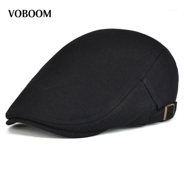 

sboy hats cotton men women black flat ivy cap soft solid color driving cabbie hat adjustable caps 0391, Blue;gray