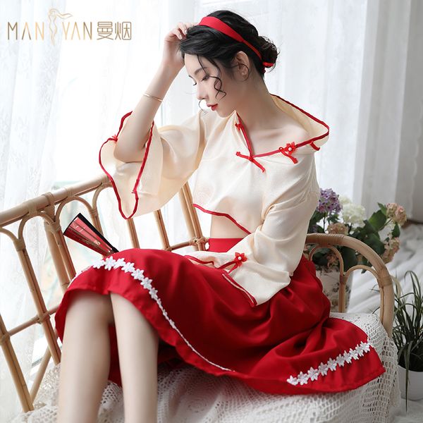 

woman lingeries lace luxury stain women perspective sleepwear suit cotton designer temptation women summer pyjamas, Black;white