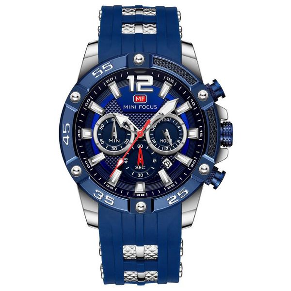 

0349 relogio masculino special time 2020 men's mechanical silicone watches men fashion buckle strap band reloj hombre sport watch, Slivery;brown