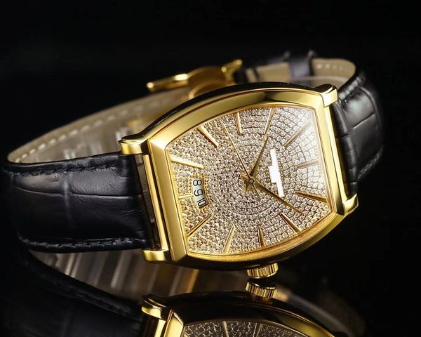 

designer watch precision stabilized automatic mechanical movement 316l stainless steel case sapphire glass mirror diamond face mens watches, Slivery;brown