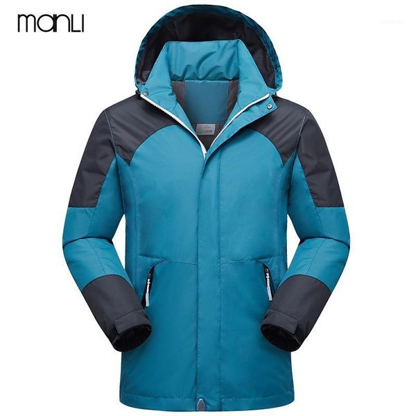 

outdoor jackets&hoodies manli 2021 thin men women windbreaker waterproof camping hiking jacket coat for fishing sports jackets1, Blue;black
