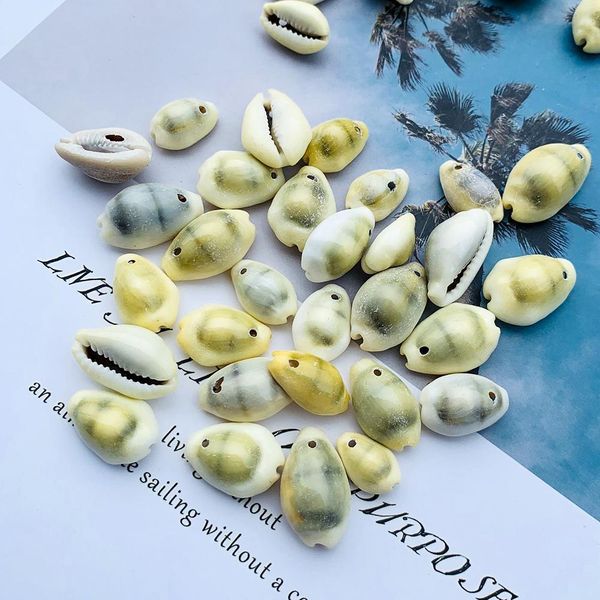 

20pcs 1.4 2.2cm natural shell conch beads seashells diy jewelry accessories earring bracelet necklace fashion bohemian jewelry h jllacx