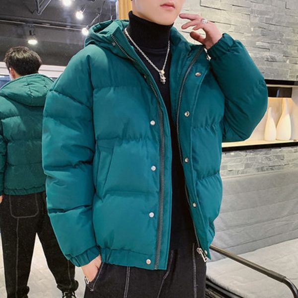 

new quality thick coat winter yellow black pike men's warm fashion white duck down jacket bread service
