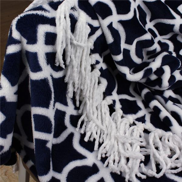 

130160 см теплые фланелевые одеяло-образец диван air brose путешествия пледы manta одеяло мягкий пробел tassel manta cibertor bl002 jllitk