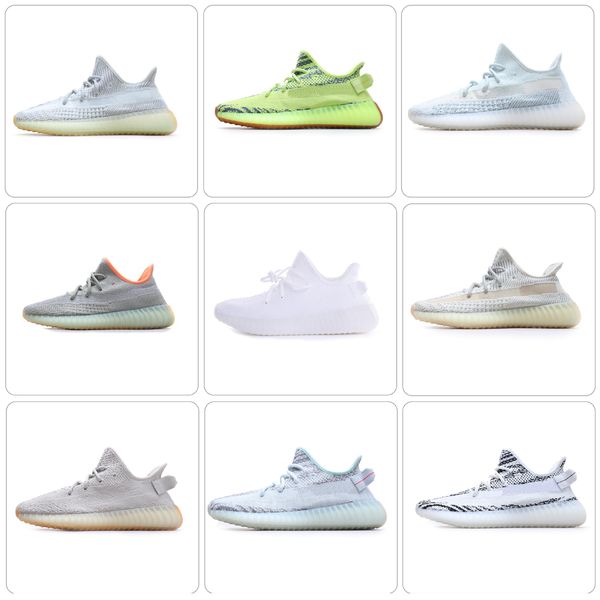 

2020 new version men women running shoes zebra cinder tail light reflective israfil asriel linen sneakers us13 size