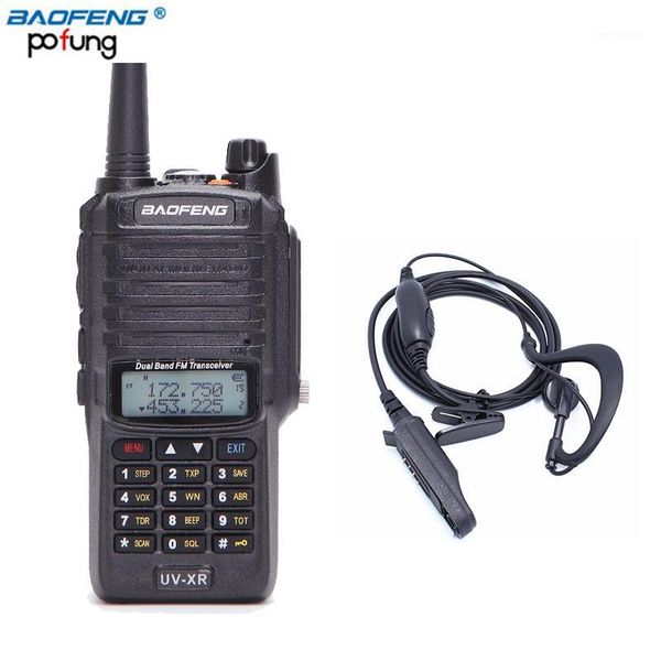 

walkie talkie baofeng uv-xr 10w high power 4800mah battery ip67 waterproof antidust dual band two way radio+one earpiece1