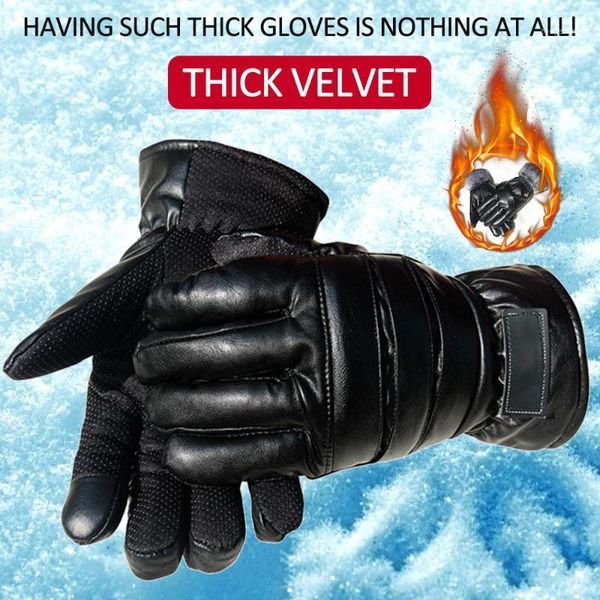 

motorcycle snowmobile riding gloves skiing gloves cycling waterproof thicken hunting camping snowboard1