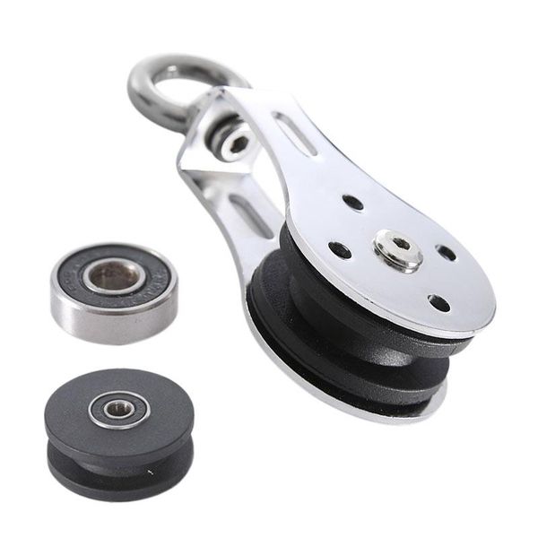 

accessories 661lb fitness training bearing lifting pulley silent wheel equipment