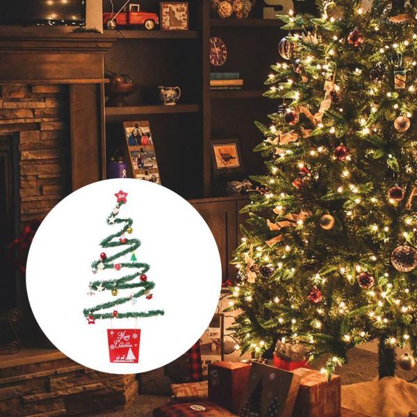 

1set diy christmas tree christmas tree wall pasting artificial for wall home party1