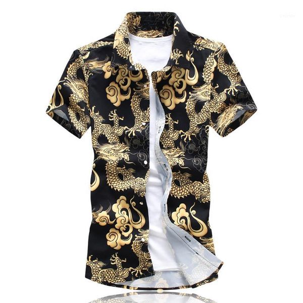 

2018 summer shirt men's fashion casual short sleeves shirts mens cotton shirts men full size  l xl 2xl 3xl 4xl 5xl1, White;black