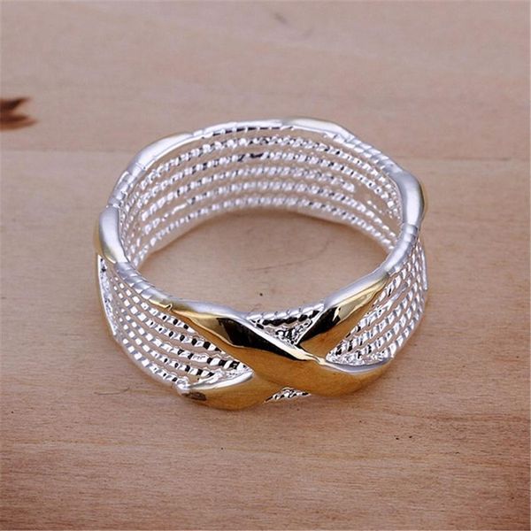

wholesale silver color rings fashion jewelry women men cute wedding party gold color ring jewelry r013 h bbyscz