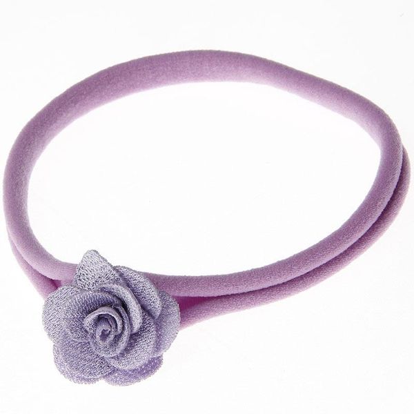 

fashion 1pcs mini rose flower nylon headband cute baby kids p props newborn toddler infant headwear hair accessories wmtefp rimmer, Slivery;white