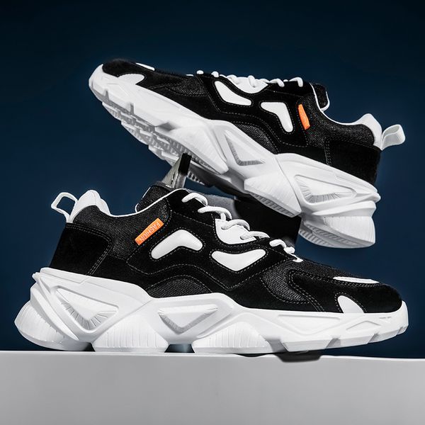 

new style dada shoes for men's leisure sports in autumn and winter 2020 c1212, Black;white