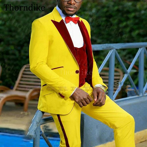 

men's suits & blazers gwenhwyfar custom made wedding suit for men,velvet peaked lapel slim fit groom tuxedos blazer man (jacket+pants+v, White;black