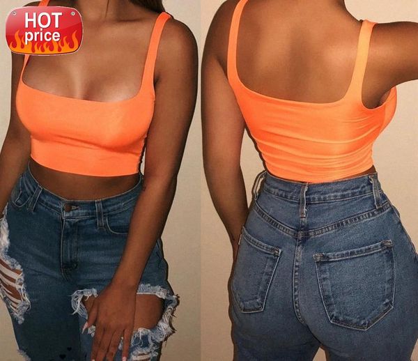 

hirigin summer new women ladies sleeveless tank vest crop t-shirt beach sports underwear 2019 #oj2k, White