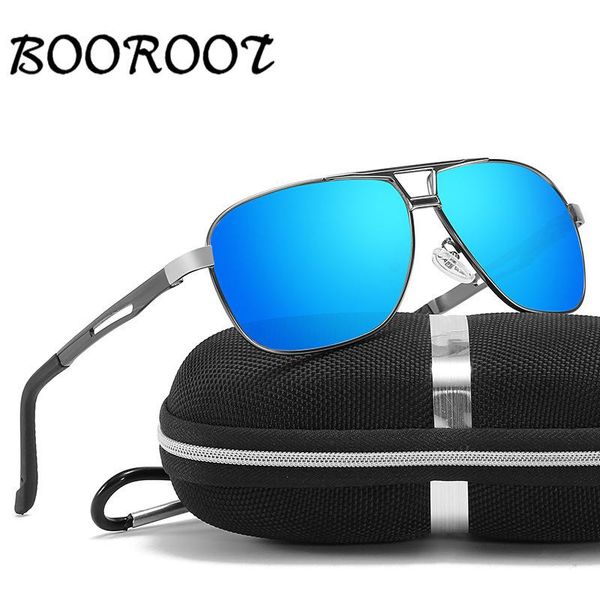 

рамка uv400 booroot мужчины поляризованные очки vintage pilot солнцезащитные очки антибликовое алюминий, White;black