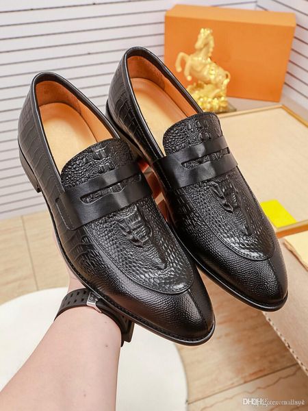 

18 fotwear men brogues big size fashion wedding party men luxury dress shoes handmade sewing male drivng formal shoes lace up men oxfords 44, Black