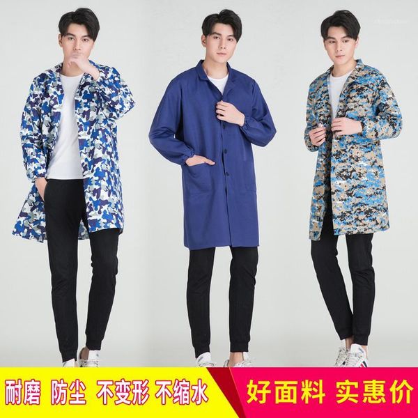 

overalls fashion waterproof oilproof kitchen long sleeve jacket apron1