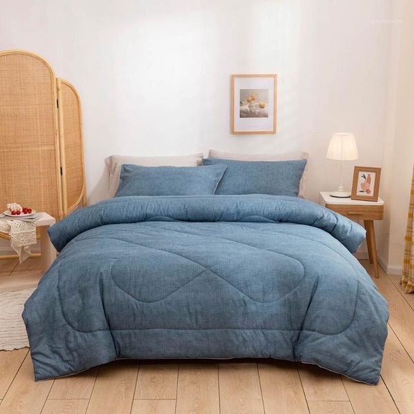 

svetanya dots lines quilted quilt queen king size winter thick comforter set brushed sanding microfiber polyester blanket1
