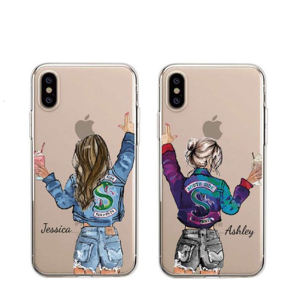 

custom named mobile phone cover, vip 11 pro max xs max xr x 8plus transparent soft covervfe1