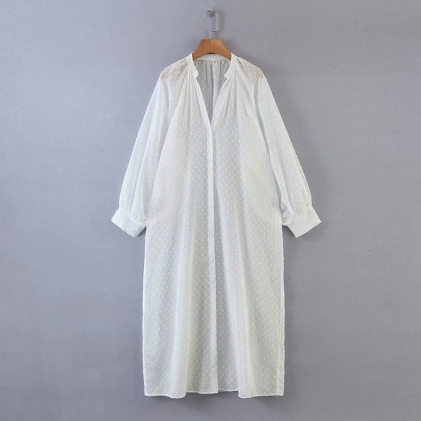 

2020 new style street fashion fall simple and versatile chiffon loose dress w018 2548, Black;gray