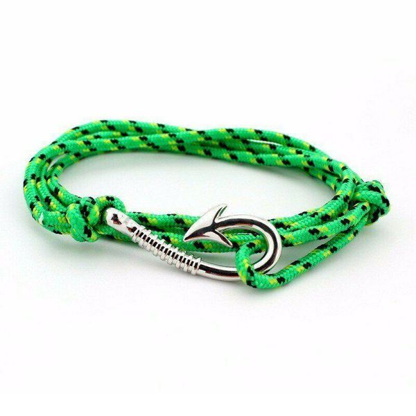 

multi layer anchor bracelet handmade sailor jewelry rope charm wristband mul qylcsz