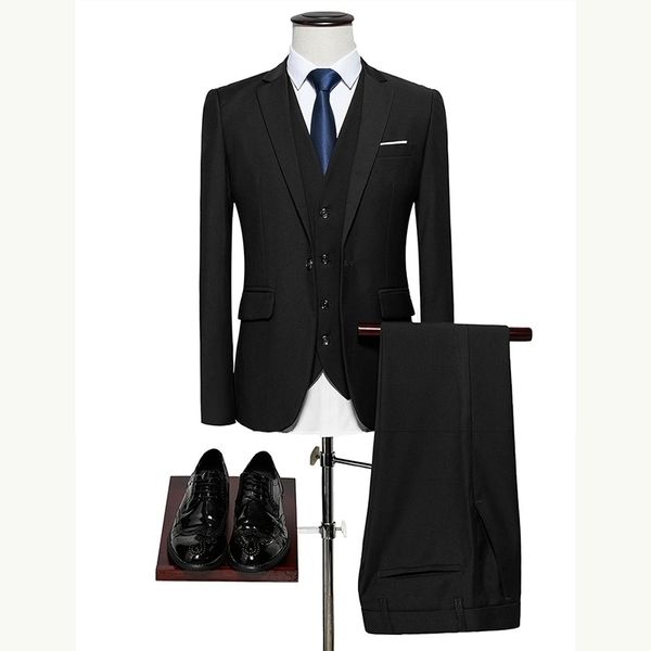 

men's slim fit wedding suits groom business casual classic men formal suit male tuxedo mens grooming plus 6xl 201106, White;black