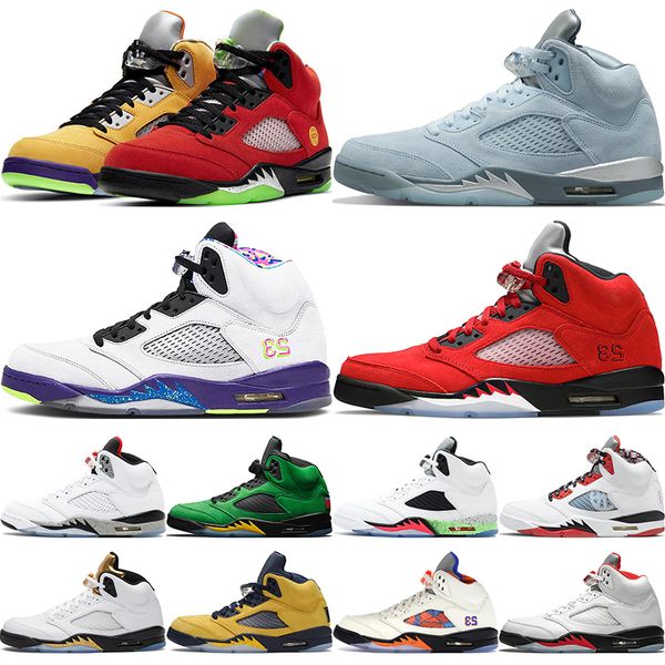 

jumpman 5s 5 basketball shoes bluebird jade horizon raging bull what the shattered backboard alternate grape oregon ducks space jam trainers