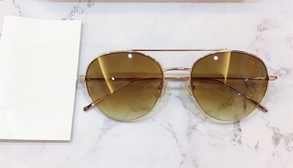 

new fashion sunglasses 0095 metal round half-frame popular selling retro style uv400 lens protection eyewear, White;black