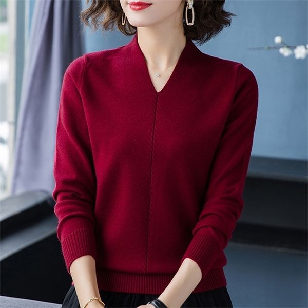

fashion sweater woman long sleeve knitted sweater women female women sweater pullover female women clothes c957 201221, White;black