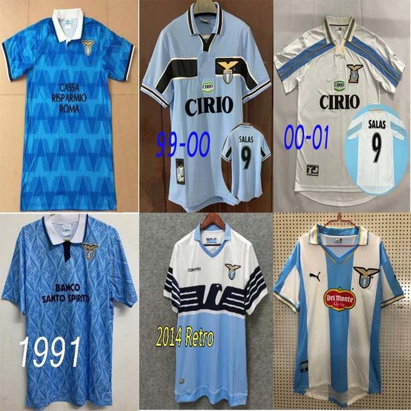 

1998 00 01 lazio european team home retro jersey 1999 salas mihajlovic veron stankovic mancini nesta nedved inzaghi retro football shi, Black;yellow