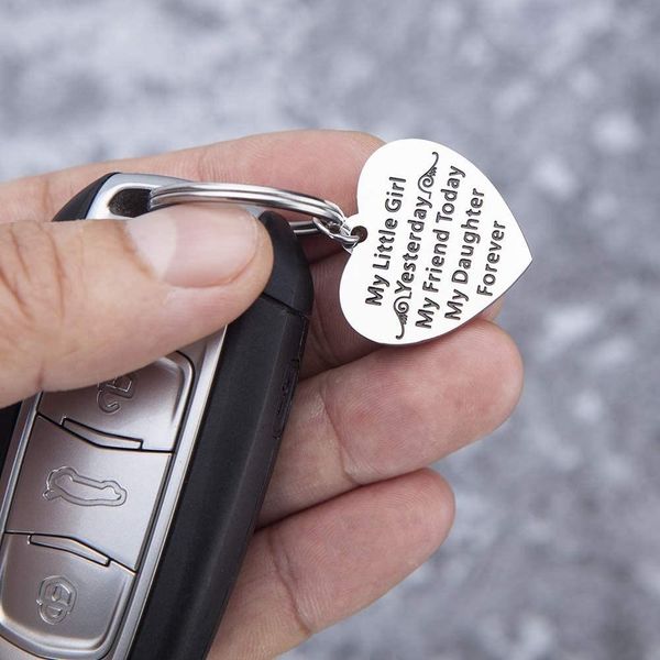 

car key chain daughter birthday gifts love keychain father mother keyring gift idea for daughter wedding gifts wmtpvr xhlove